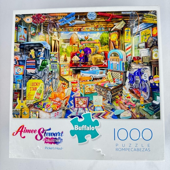 Buffalo Games Other - Buffalo Games Aimee Stewart “Picker’s Haul” 1000 Piece Puzzle